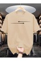 Unisex Airplane Printed Oversize T-Shirt Loose Fit