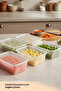 Max 777 ml Washable Storage Container Set of 10, Suitable for Microwave and Freezer - 7