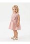 Baby Girl Stylish Dress with Bow Detail - 2
