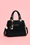 2-Piece Women's Butterfly Hand and Shoulder Bag with Charm Detail - 3