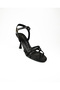 540 Black Heeled Evening Dress Women's Shoes