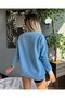 Women's Plus Size Anesthesia Printed Oversize Crew Neck Sweatshirt - 4