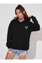 Unisex Printed Hooded Sweatshirt - 2