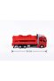 Pull and Drop 19cm Construction Vehicle Themed Tanker Detailed Tanker with Openable Covers Toy Truck Red - 2