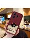 Realme Note 60 Compatible Shockproof Simple Claret Red Silicone Phone Case Cat Pattern