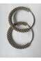 12 cm Metal Bag with Knitted Beads Inside - Double - 2