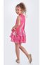 Satin Ribbon Detailed Sequin Costume Party Girl's Dress - 3
