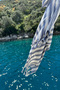 Navy Blue Striped - 100% Cotton - Helen Peştamal - 2