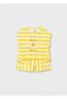 Summer Baby Girl Striped 2-Piece Shorts Set - Yellow