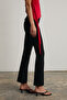 Amoria Women's Stretchy Fabric Body-Fitting Bengaline Fabric Black Pants - 4
