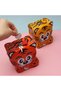 Metal Piggy Bank with Baby Tiger Figure - Children's Savings Box with Lock and Key, Red - 3