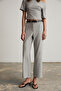 Velutto Women's High Waist Grimelange Pants with Soft Textured Woven Fabric - 3