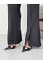 Women's Double Suit with Slit-Cut Sleeves, Buttoned Vest and Trousers - 9