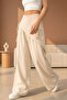 Women's High Waist Asymmetrical Design Palazzo Trousers - 2