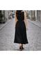Women's Accessory Detailed Woven Dress - 5