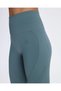 Sage Green Seamless Two-Piece Set Leggings and Bra - Gathering Sports Leggings - 3