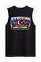Azerbaijan Born Strong – Flag Effect Printed Sweatshirt / Hoodie / T-Shirt / Tank Top / (Optional)