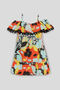 Girl Patterned Dress - 5