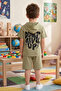 Boys' Summer Hooded T-Shirt Shorts Set - 2