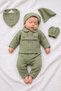 Muslin Baby Boy Hospital Discharge Set 5 Pieces 100% Organic Cotton 0-3 Months