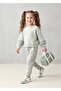 Organic Green Winter Little Girl's Sweatpants