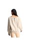 Asmc Open N Ss Women's Beige Sweatshirt Jz0680 - 3
