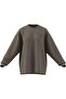 Asmc Loose Ss Women's Brown Sweatshirt Kf8865 - 7