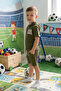 Boys' Summer Hooded T-Shirt Shorts Set - 4