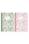 Limited Edition B5 40 Yp. Tailor's Sewing Notepad - 2-Pack Green/Pink Botanical
