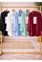 Women's Black, White, Blue, Mint Green, Burgundy Cotton Oversize Linen Single Pocket Casual Shirt