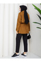 Button Detailed Belted Oversize Bondit Trench Coat Rc803107 - 8