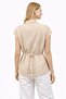 Women's Wrap Linen Shirt - Natural - 3