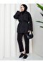 Button Detailed Belted Oversize Bondit Trench Coat Rc803107 - 5