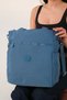 Elovina Blue Women's Multi-Compartment Waterproof Crinkle Daily Crossbody and Shoulder Bag - 4