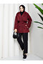 Button Detailed Belted Oversize Bondit Trench Coat Rc803107 - 4