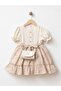 Carved Lace Dress with Bag - 2