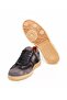 Gray Lace-Up Genuine Leather Suede Men's Shoes - 3