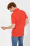 Men's Red Polo Collar T-Shirt 50249192-Vr213 - 5