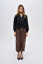 Women's Half-Button Layered Ruffle Detailed Blouse - 3
