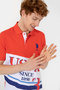 Men's Red Polo Collar T-Shirt 50249192-Vr213 - 2
