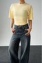 Drawstring Bat Sleeve T-Shirt
