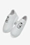 Women's White Comfortable Lace-Up Shoes - 3