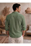 Men's Linen Blend Shirt Relaxed Summer Thin Fabric Stylish Casual Shirt - 3