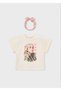 Summer Girl's Bandana Tshirt - Beige - 4