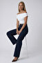 White Wide Collar Sandy Blouse Alc-X15461 - 5