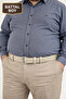 Battal Size / Large Size / Long Size XXL 3.5 cm Classic Men's Genuine Leather Belt - 3