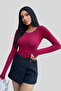 Women's Burgundy Navy Blue Anthracite 3-Piece Princess Collar - 2