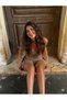Women's Knitwear Summer Ruffle Detail Strappy Openwork Knitted Beach Dress Pareo - 4