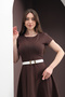Antique Plated Rectangular Buckle Women's Trouser Belt, Dress Belt, Coat Belt - 3