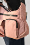 Delavisa Pink Women's Multi-Compartment Waterproof Crinkle Daily Crossbody Bag - 2